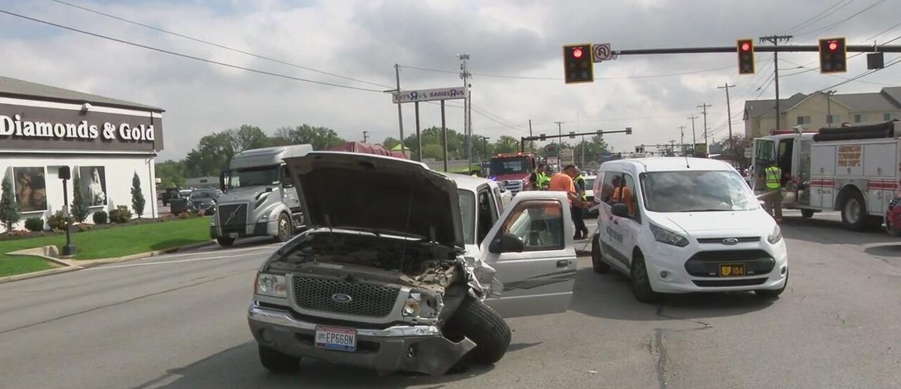 One arrested after a multi-vehicle accident at Cable and Elida intersection